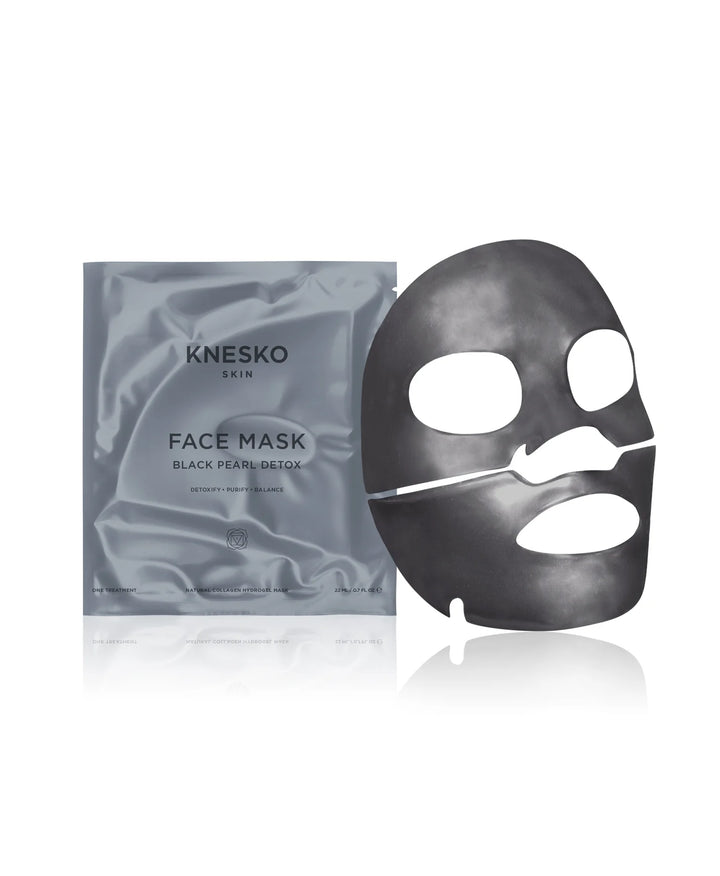 KNESKO Black Pearl Detox Collagen Face Mask - Single