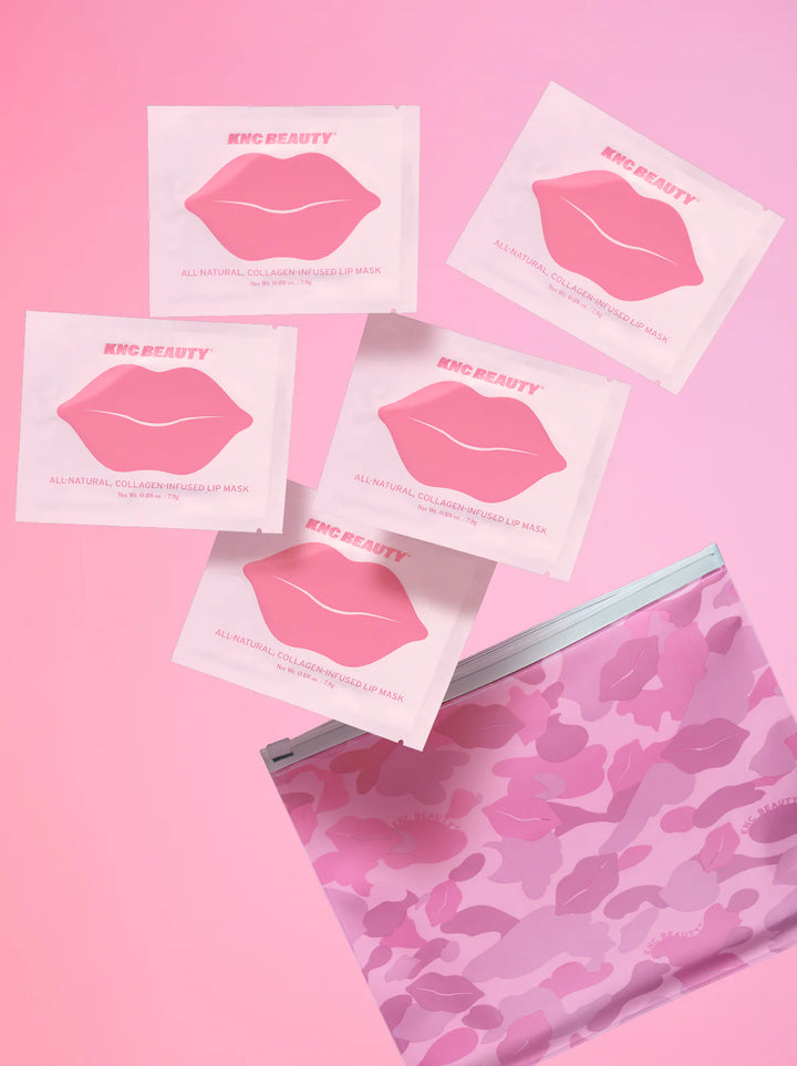 KNC Beauty All Natural Collagen Infused Lip Mask - 5 pack