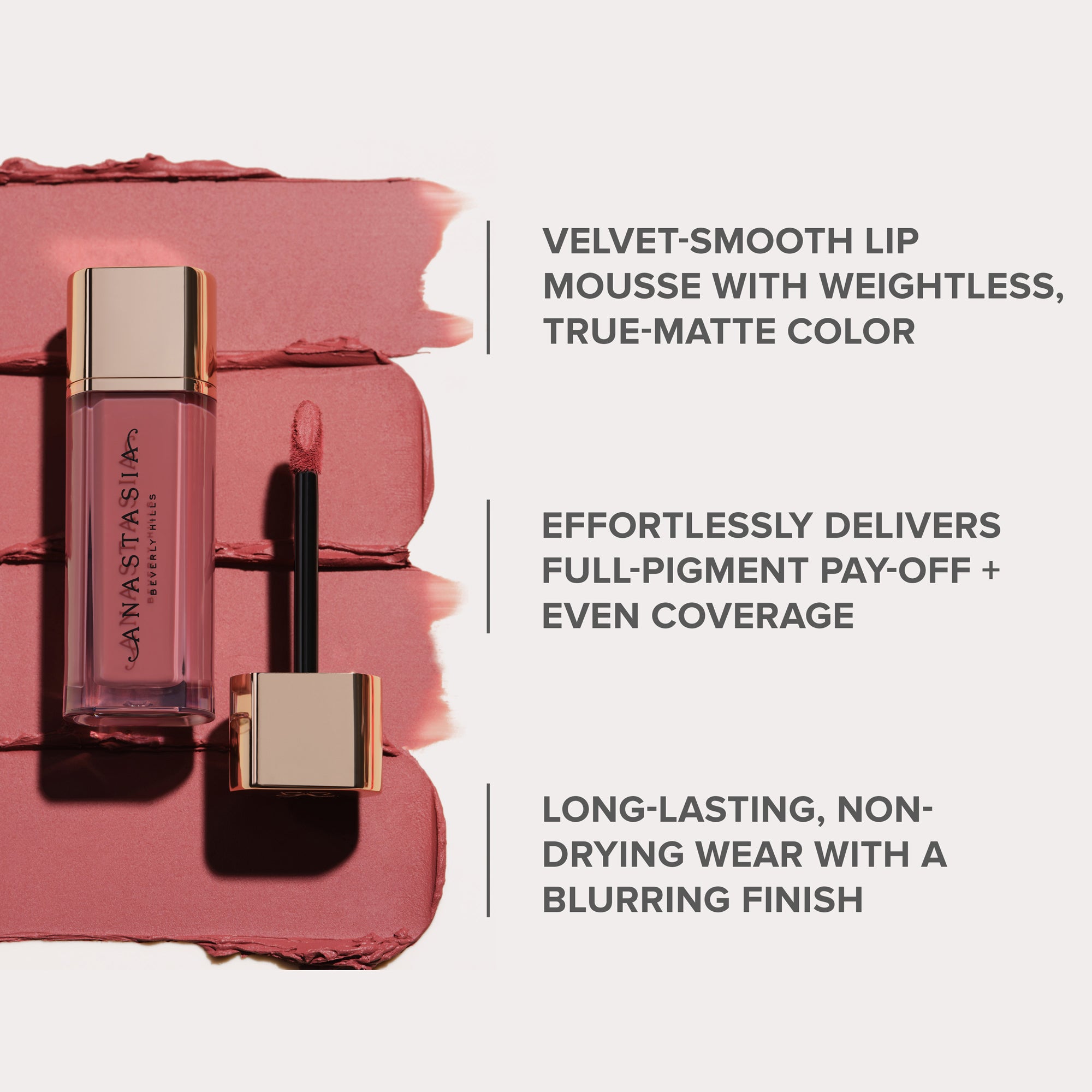 Anastasia Lip Velvet - Peachy Nude