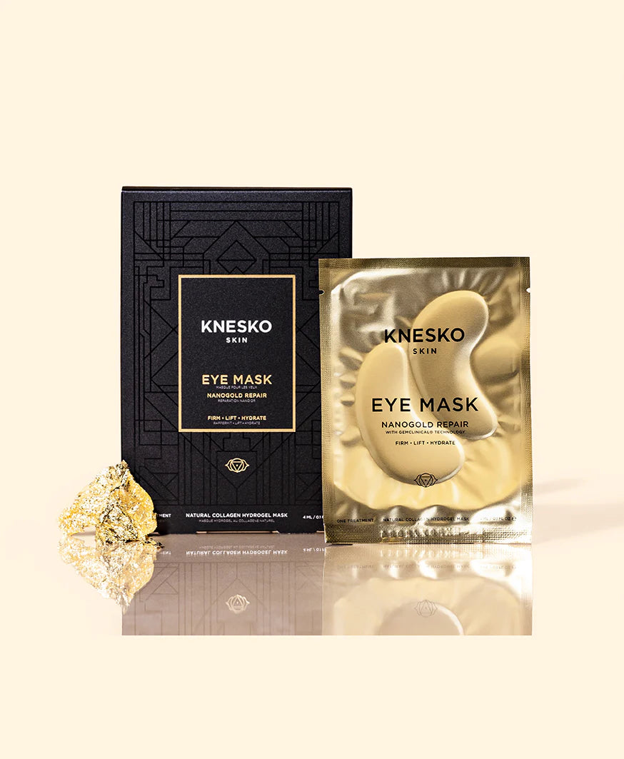 KNESKO Gold Eye Mask