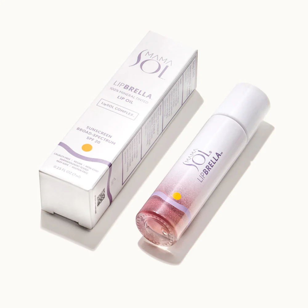 Mama Sol LIPBRELLA™ 100% Mineral Tinted Lip Oil SPF 20