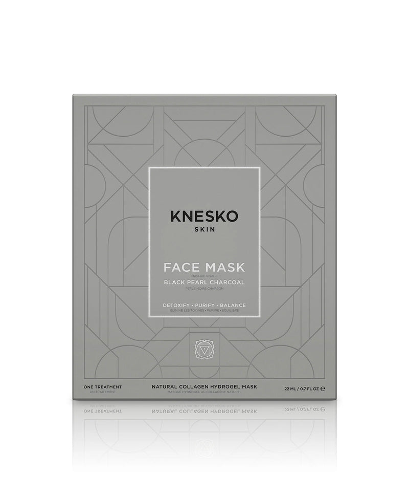 KNESKO Black Pearl Detox Collagen Face Mask - Single