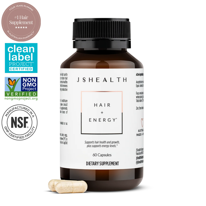 JS Health Hair + Energy Formula 60 count
